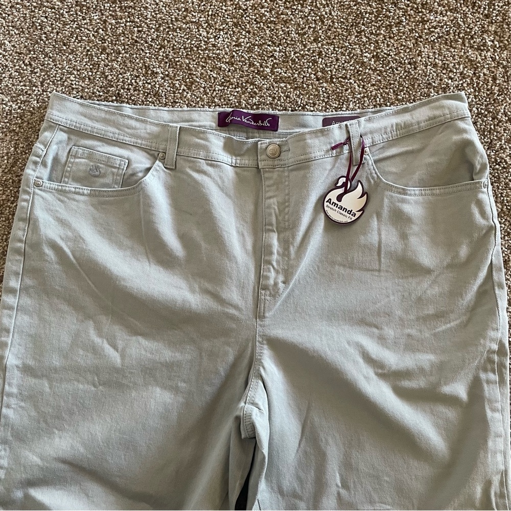 Gloria Vanderbilt Amanda Classic Original Flattering Jeans Womens 22W Straight - Picture 4 of 13